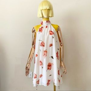 Haute Hippie Morrison Floral Silk Dress L